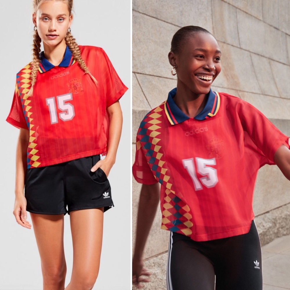 Adidas Layer Spain Cropped Shirt